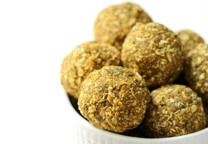 hunaja- ja kurpitsapalloja eturauhastulehdukseen